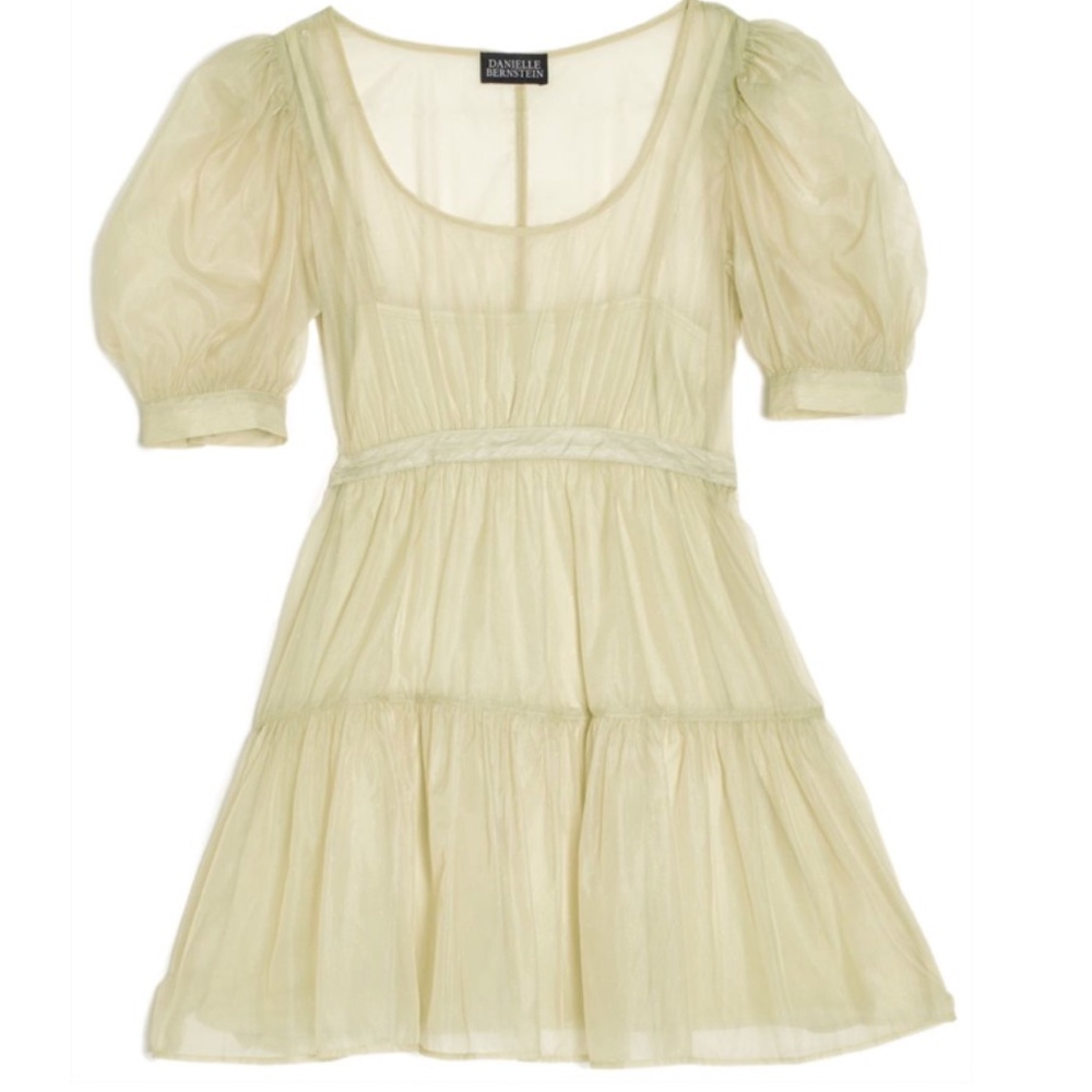 Danielle Bernstein for Macy's Sheer Green Dress